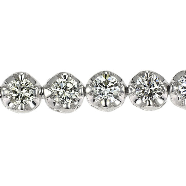 Pt900 ダイヤモンド テニス ブレスレット 3.03ct