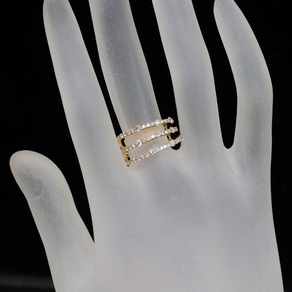 K18YG ダイヤモンド リング 0.80ct