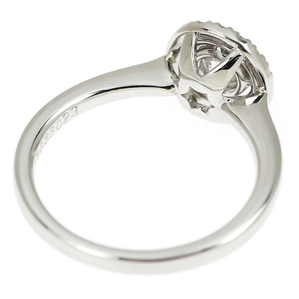 フォーエバーマーク Pt900 ダイヤモンド リング 0.526ct G SI1 VG D0.15ct