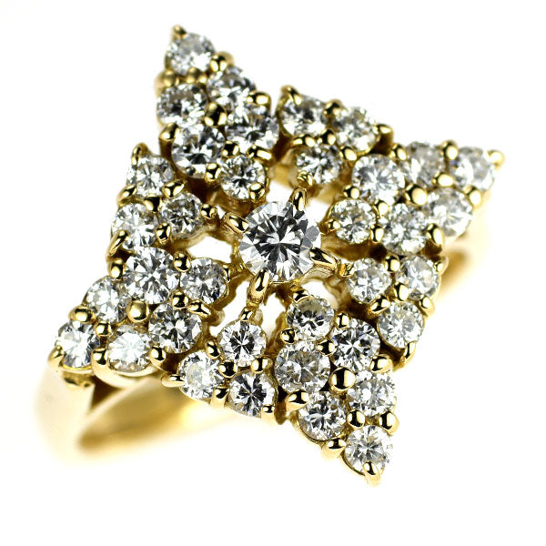 K18YG ダイヤモンド リング 0.92ct
