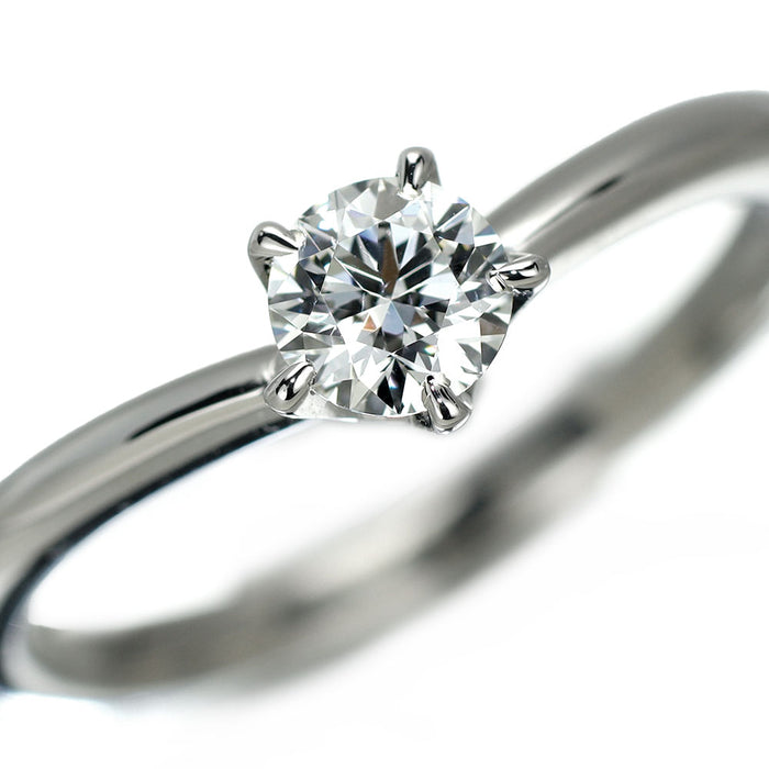 Pt900 ダイヤモンド リング 0.305ct E SI1 3EXH&C