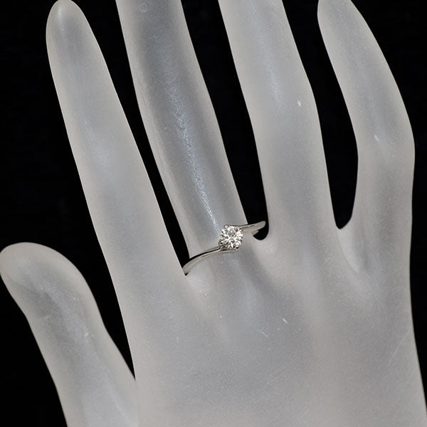 ダイヤモンドシライシ Pt900 ダイヤモンド リング 0.304ct E VVS2 EXHC