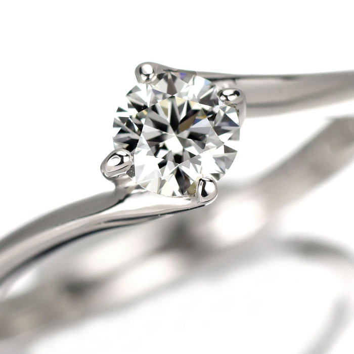 ダイヤモンドシライシ Pt900 ダイヤモンド リング 0.304ct E VVS2 EXHC