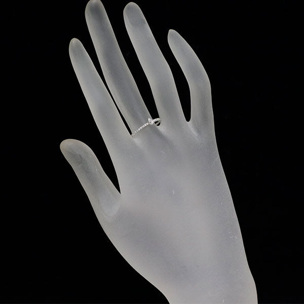 K18WG ダイヤモンド リング 0.24ct