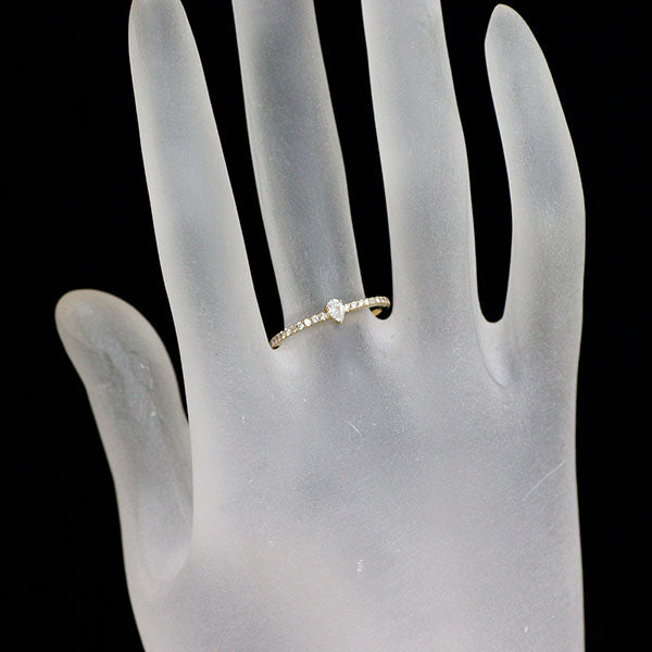 K18YG ダイヤモンド リング 0.23ct