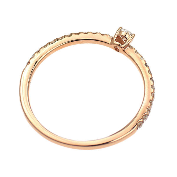 K18PG ダイヤモンド リング 0.25ct
