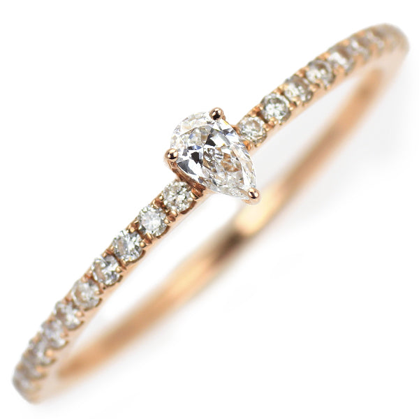 K18PG ダイヤモンド リング 0.25ct
