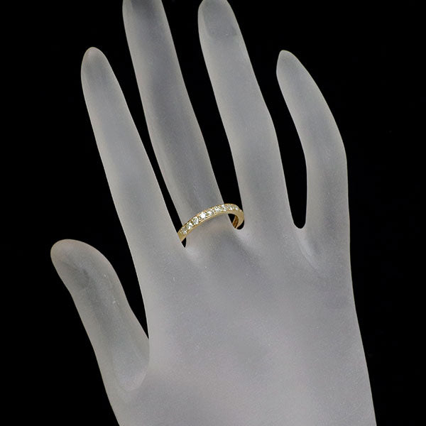 K18YG ダイヤモンド リング 0.50ct ハーフエタニティ