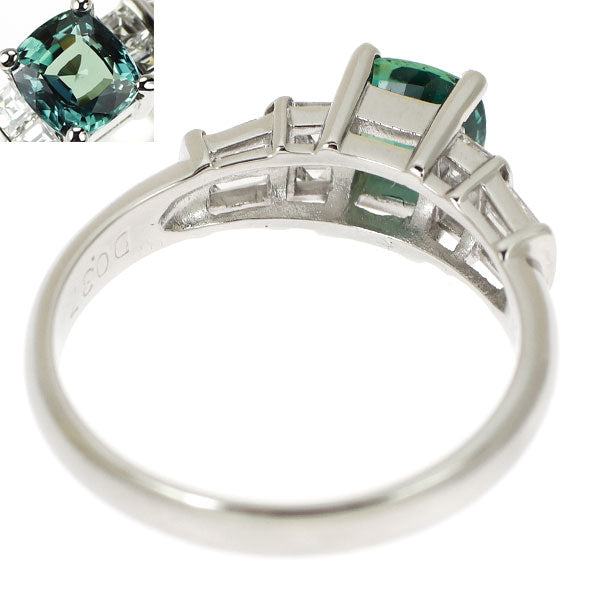 希少 Pt900 アレキサンドライト ダイヤモンド リング 0.72ct D0.37ct