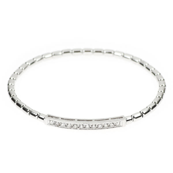 K18WG ダイヤモンド ブレスレット 0.30ct 伸縮式
