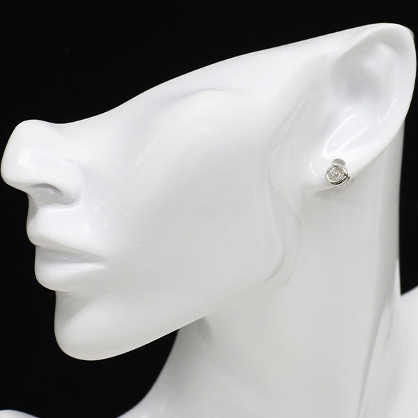 K18WG ダイヤモンド ピアス 0.10ct
