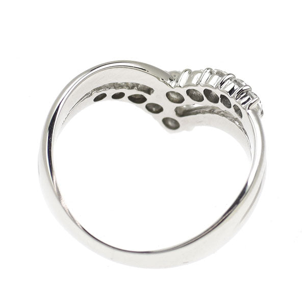 Pt900 ダイヤモンド リング 0.50ct V字 — セルビーオンラインストア