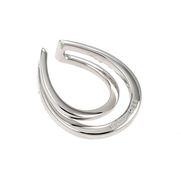 Pt900 ダイヤモンド ペンダントトップ 0.25ct 馬蹄