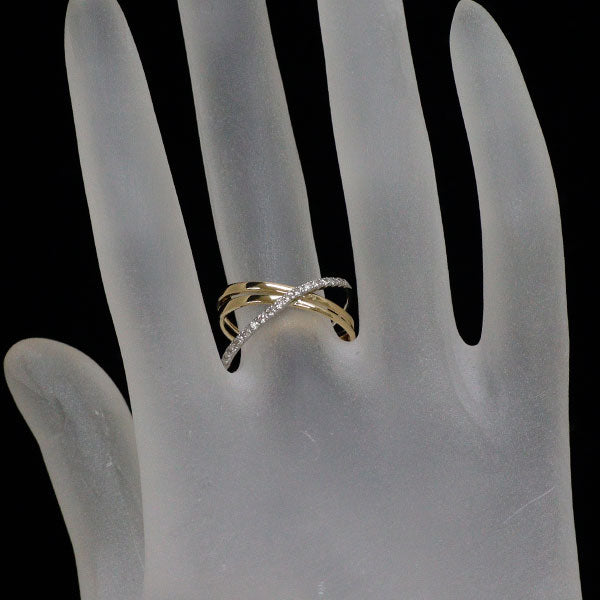 K18YG/Pt950 ダイヤモンド リング 0.17ct
