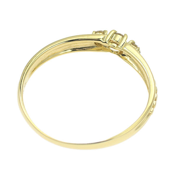 K18YG ダイヤモンド リング 0.08ct