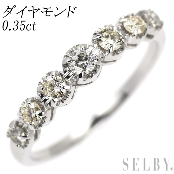 Pt950 ダイヤモンド リング 0.35ct