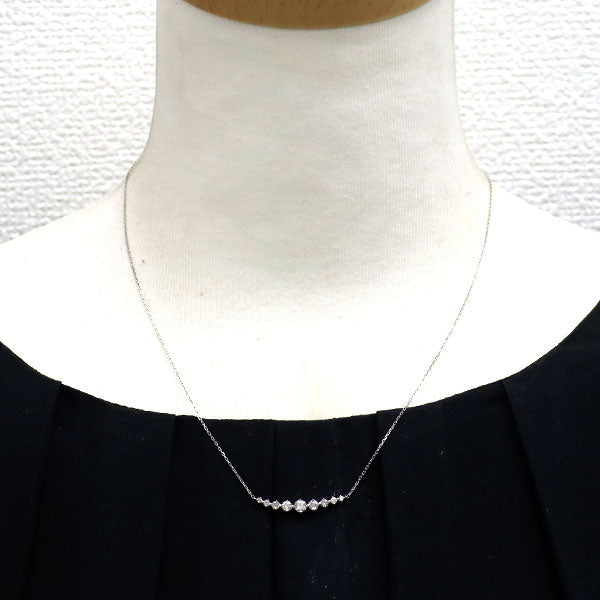 Pt900/ Pt850 ダイヤモンド ペンダントネックレス 0.52ct