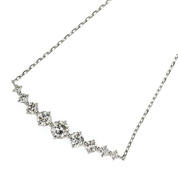 Pt900/ Pt850 ダイヤモンド ペンダントネックレス 0.52ct