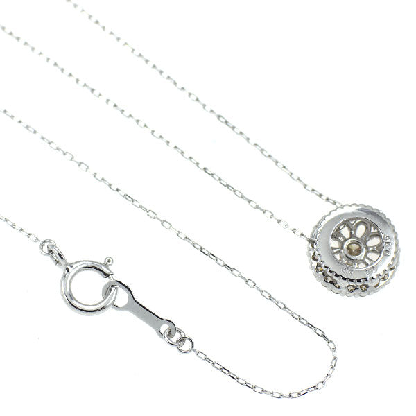 K18WG ダイヤモンド ペンダントネックレス 0.15ct