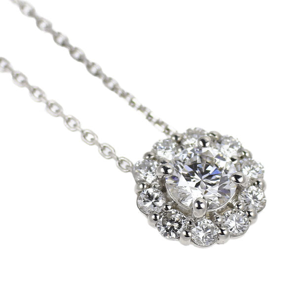 新品 Pt950/ Pt850 最高級 ダイヤモンド ペンダントネックレス 0.315ct D IF 3EXHC D0.23ct 【エスコレ】