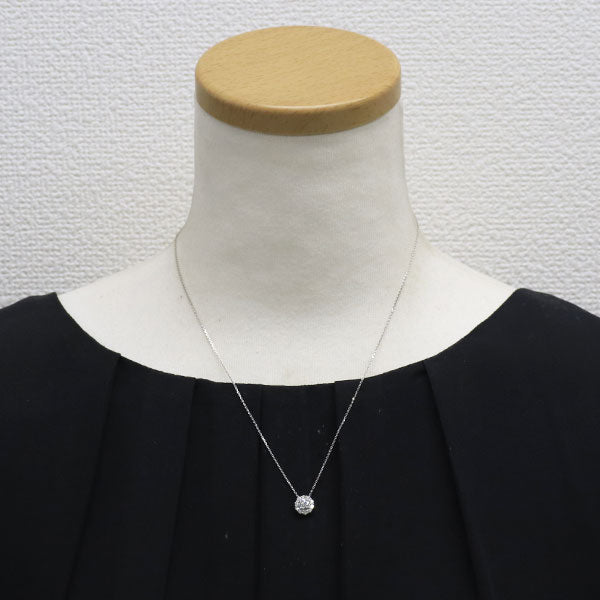 新品 Pt950/ Pt850 最高級 ダイヤモンド ペンダントネックレス 0.315ct D IF 3EXHC D0.23ct 【エスコレ】
