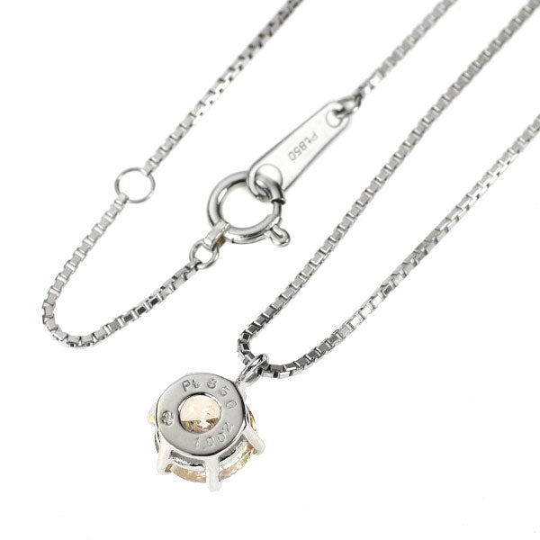 Pt850 ダイヤモンド ペンダントネックレス 1.002ct