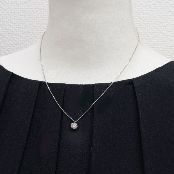 Pt850 ダイヤモンド ペンダントネックレス 1.002ct