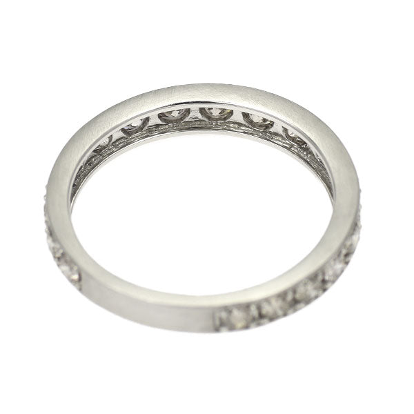 Pt950 ブラウン ダイヤモンド リング 1.00ct セミエタニティ