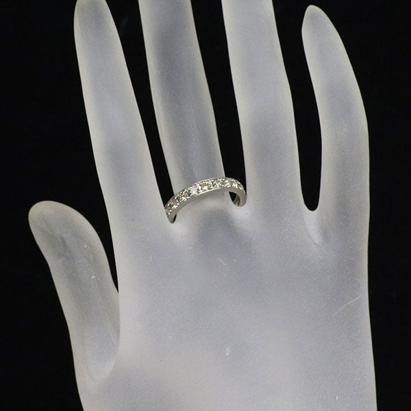 Pt950 ブラウン ダイヤモンド リング 1.00ct セミエタニティ