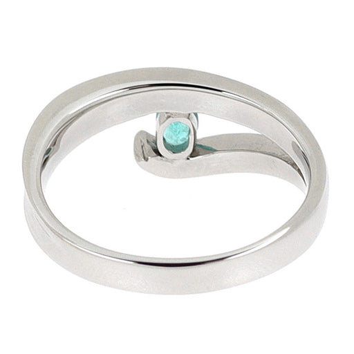 希少 Pt900 ブラジル産 パライバトルマリン リング 0.138ct — セルビー