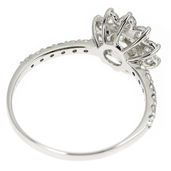 新品 Pt950 オールドサーキュラーブリリアントカット ダイヤモンド リング 0.482ct K SI2 D0.56ct 【エスコレ】フラワー