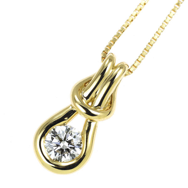 フォーエバーマーク K18YG ダイヤモンド ペンダントネックレス 0.51ct エンコルディア