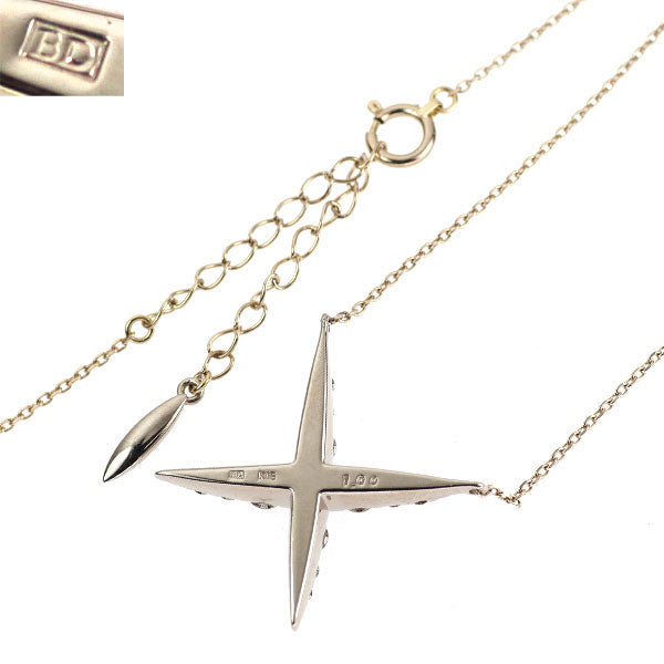 カシケイ K18BG ブラウン ダイヤモンド ペンダントネックレス 1.00ct ネイキッド