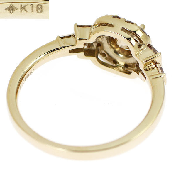 GSTV K18シャンパンゴールド ダイヤモンド リング 0.60ct D0.52ct