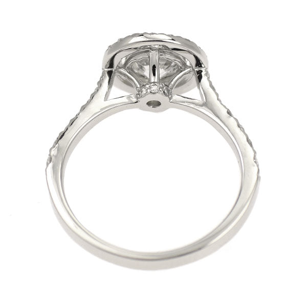 新品 Pt950 ダイヤモンド リング 0.548ct F SI2 G D0.47ct 【エスコレ】