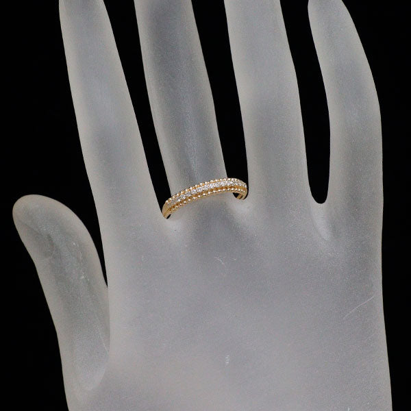 ヴァンドーム青山 K18YG ダイヤモンド リング 0.12ct