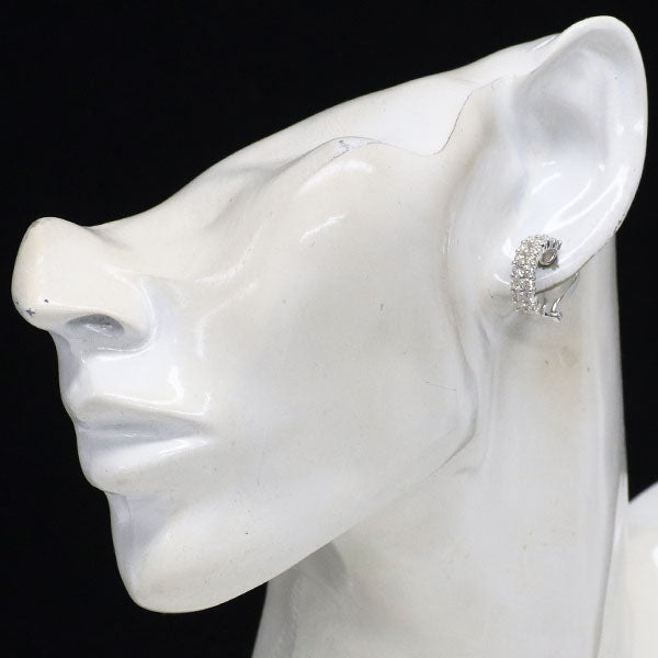 K18WG/K14WG ダイヤモンド イヤリング 2.00ct