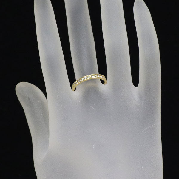 K18YG ダイヤモンド リング 0.20ct  ハーフエタニティ