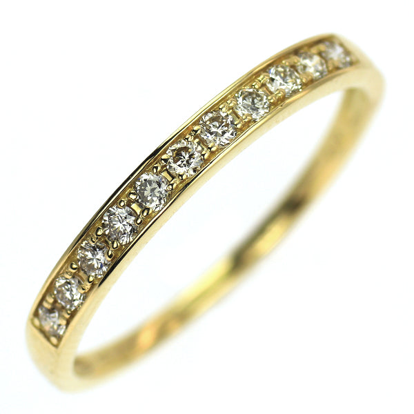 K18YG ダイヤモンド リング 0.20ct  ハーフエタニティ