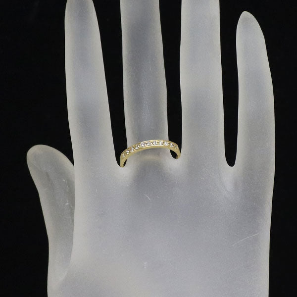 K18YG ダイヤモンド リング 0.20ct ハーフエタニティ