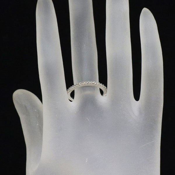 K18WG ダイヤモンド リング 0.18ct ハーフエタニティ