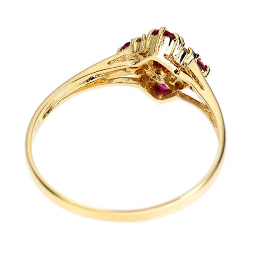 K18YG ルビー ダイヤモンド リング D0.04ct — セルビー