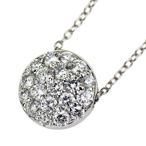 Pt900/ Pt850 ダイヤモンド ペンダントネックレス 0.61ct パヴェ