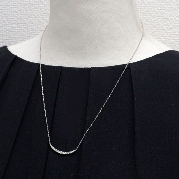 Pt900/ Pt850 ダイヤモンド ペンダントネックレス 0.50ct