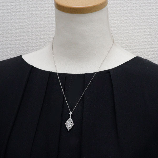 Pt900/Pt850 ダイヤモンド ペンダントネックレス 2.00ct