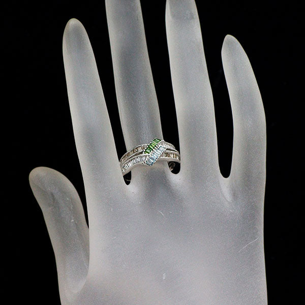 K18WG トリート/カラーレス ダイヤモンド ダイヤモンド リング 0.60ct