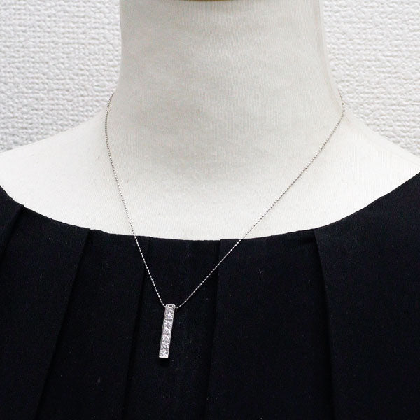 Pt900/ Pt850 ダイヤモンド ペンダントネックレス 0.50ct