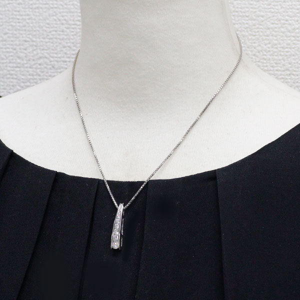 Pt900/ Pt850 ダイヤモンド ペンダントネックレス 1.03ct