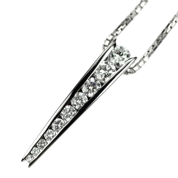 Pt900/ Pt850 ダイヤモンド ペンダントネックレス 1.03ct