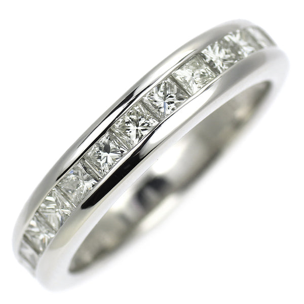 Pt900 ダイヤモンド リング 1.00ct ハーフエタニティ